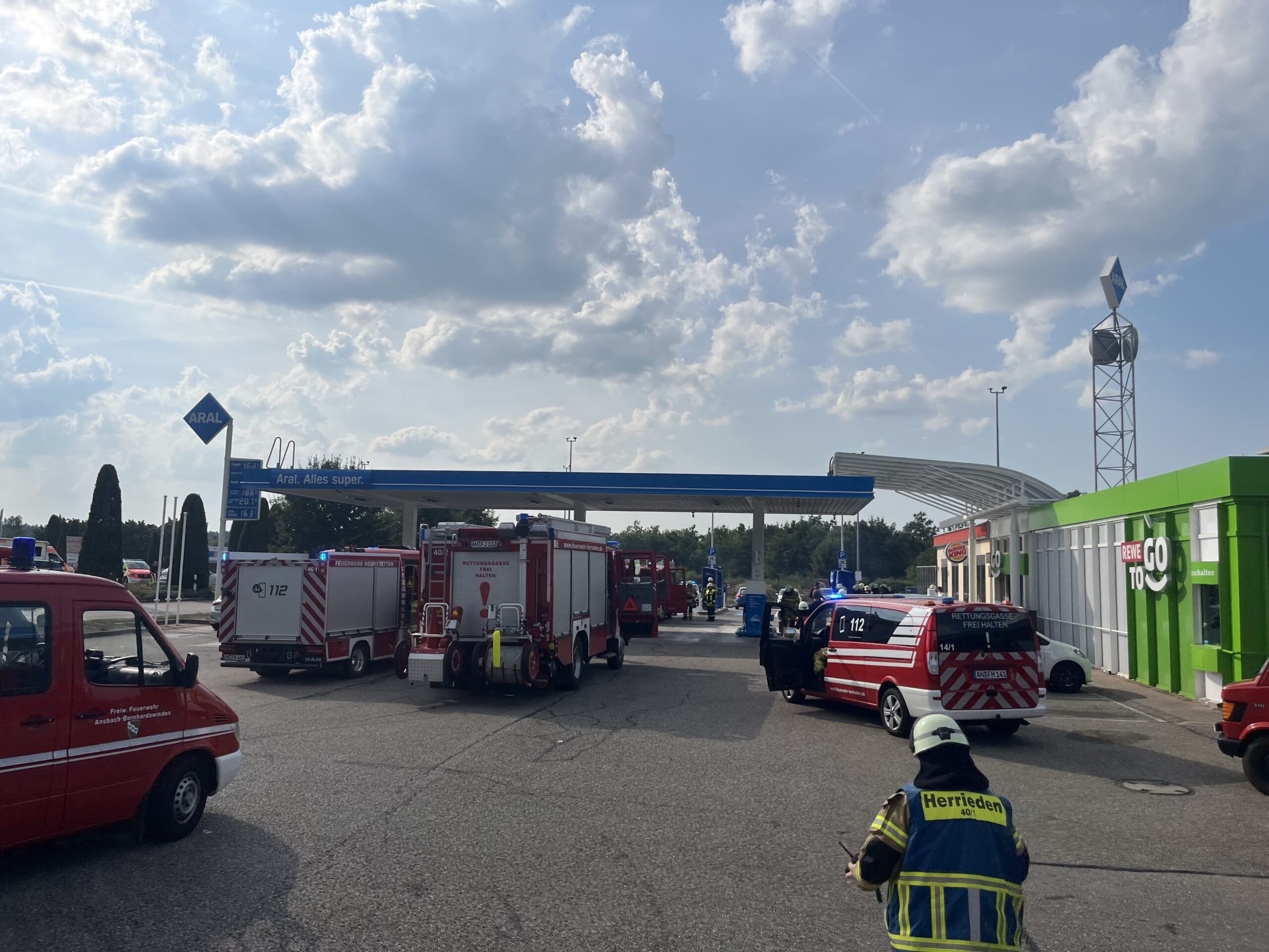 Mehr über den Artikel erfahren Brand Tankstelle